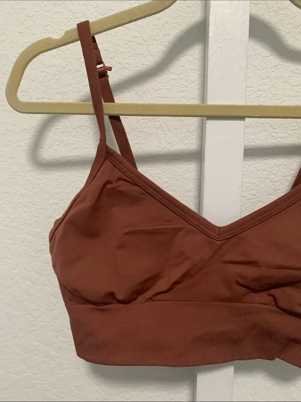 Lululemon Ebb to Street Brown Seamless Bralette